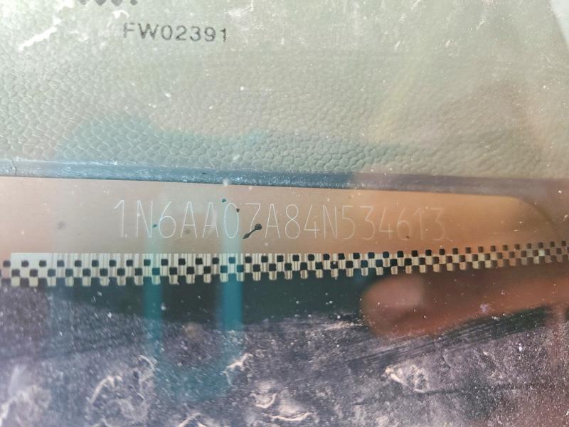 65037256 :رقم المزاد ، 1N6AA07A84N534613 vin ، 2004 Nissan Titan مزاد بيع