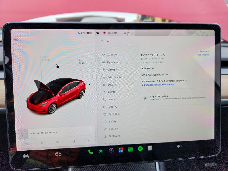 2018 Tesla Model 3 მანქანა იყიდება აუქციონზე, vin: 5YJ3E1EB5JF065749, აუქციონის ნომერი: 66489506