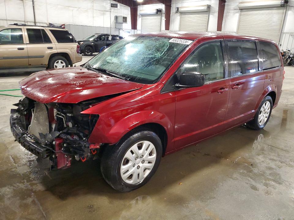 66025336 :رقم المزاد ، 2C4RDGBG4JR166284 vin ، 2018 Dodge Grand Caravan مزاد بيع