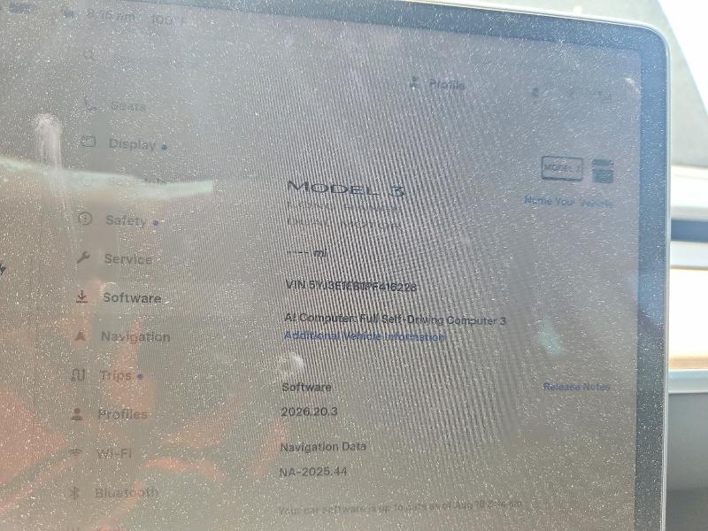 Aukcja sprzedaży 2023 Tesla Model 3, vin: 5YJ3E1EB1PF416228, numer aukcji: 64933356