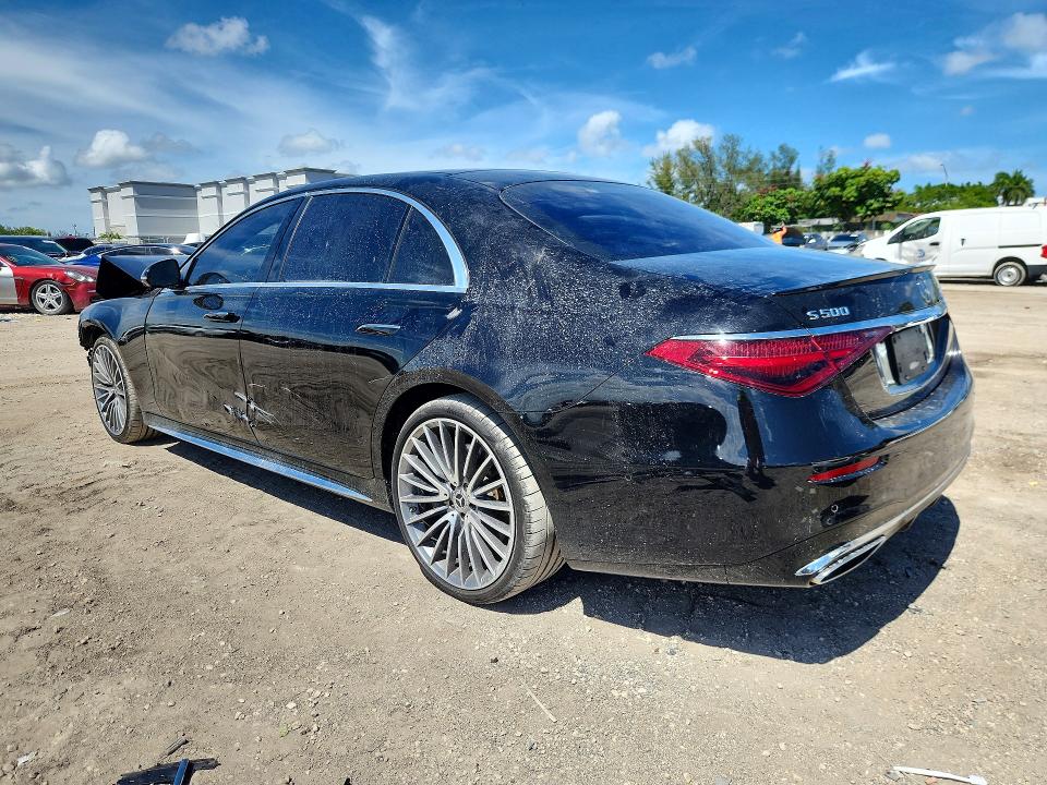 2022 Mercedes-benz S მანქანა იყიდება აუქციონზე, vin: W1K6G6DB0NA100191, აუქციონის ნომერი: 63906216