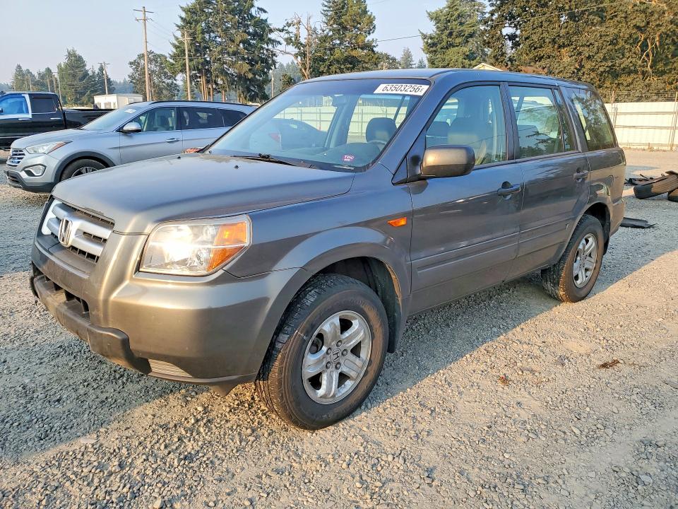 63503256 :رقم المزاد ، 2HKYF18147H504892 vin ، 2007 Honda Pilot مزاد بيع