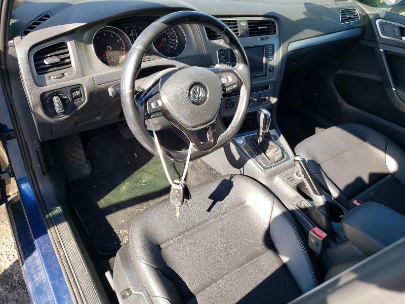 2016 Volkswagen Golf Sportwagen მანქანა იყიდება აუქციონზე, vin: 3VWC17AU2GM508690, აუქციონის ნომერი: 64367796