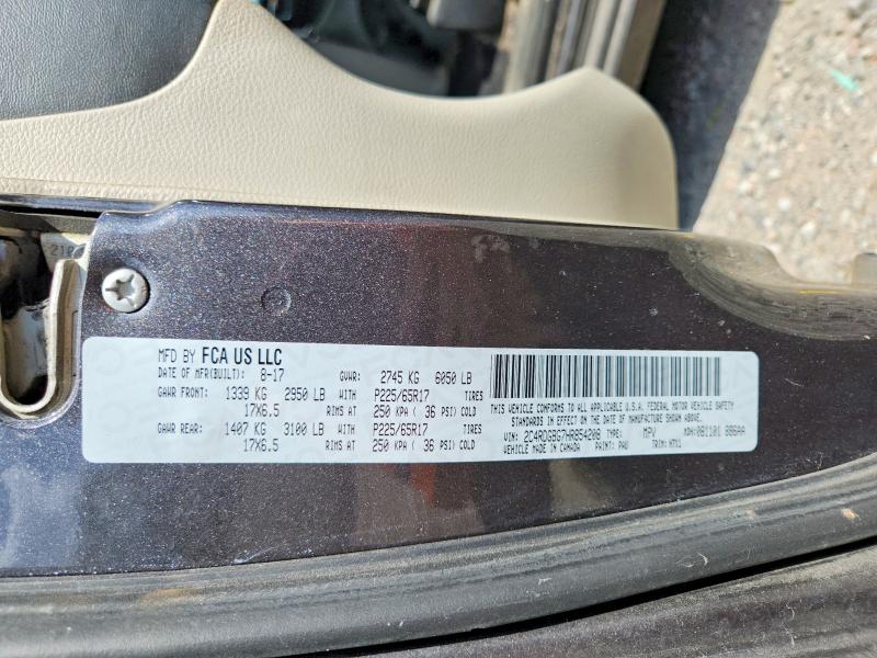 Продажа на аукционе авто 2017 Dodge Grand Caravan, vin: 2C4RDGBG7HR854208, номер лота: 65408316