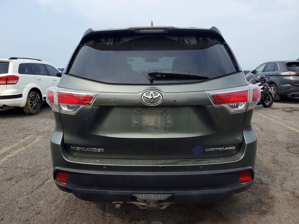 2014 Toyota Highlander მანქანა იყიდება აუქციონზე, vin: 5TDDKRFH5ES035344, აუქციონის ნომერი: 65010376
