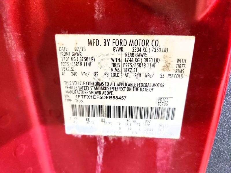 Aukcja sprzedaży 2013 Ford F150, vin: 1FTFX1EF5DFB58457, numer aukcji: 66567436