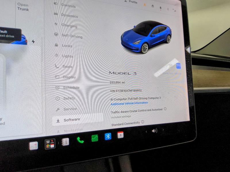 2022 Tesla Model 3 მანქანა იყიდება აუქციონზე, vin: 5YJ3E1EA7NF189602, აუქციონის ნომერი: 63424056