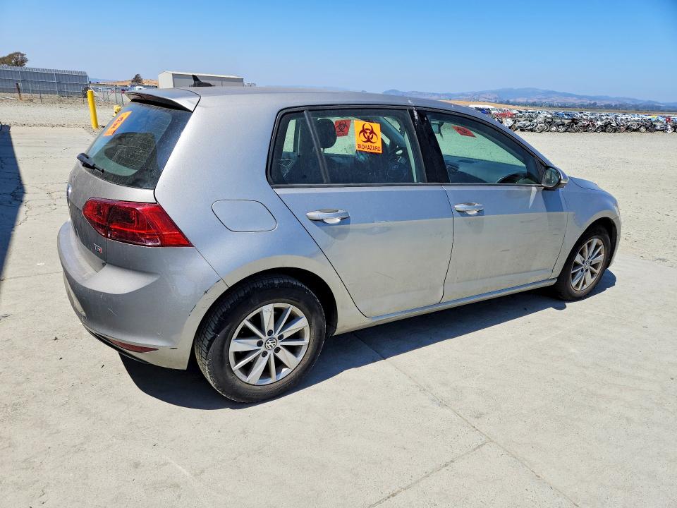 2016 Volkswagen Golf მანქანა იყიდება აუქციონზე, vin: 3VW217AU3GM026581, აუქციონის ნომერი: 64472286