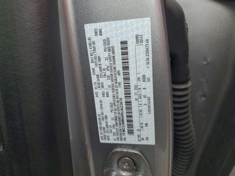 Aukcja sprzedaży 2024 Ford Escape, vin: 1FMCU9MN5RUA23870, numer aukcji: 66344576