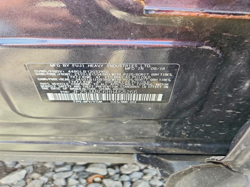 63794116 :رقم المزاد ، JF2SJABC6HH468266 vin ، 2017 Subaru Forester مزاد بيع