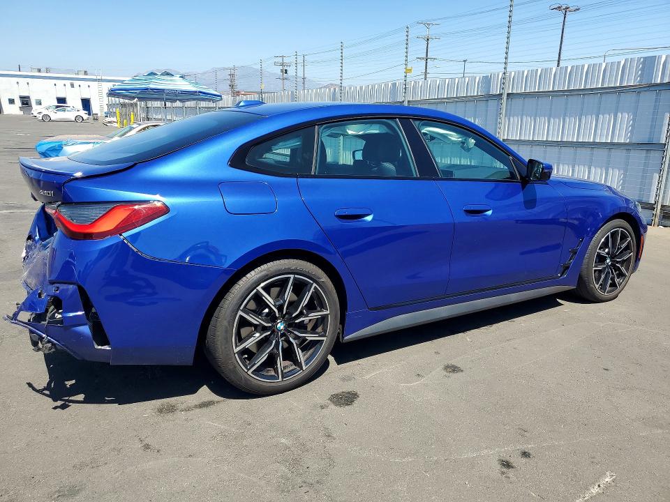Aukcja sprzedaży 2022 Bmw 430i, vin: WBA63AV03NFM01690, numer aukcji: 63863186