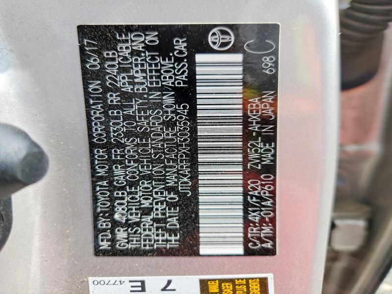 Aukcja sprzedaży 2017 Toyota Prius Prime, vin: JTDKARFPXH3035945, numer aukcji: 63432806