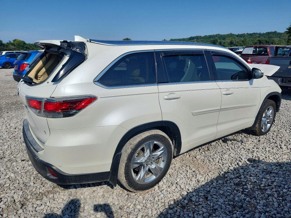 2015 Toyota Highlander მანქანა იყიდება აუქციონზე, vin: 5TDDKRFH7FS120087, აუქციონის ნომერი: 66180766