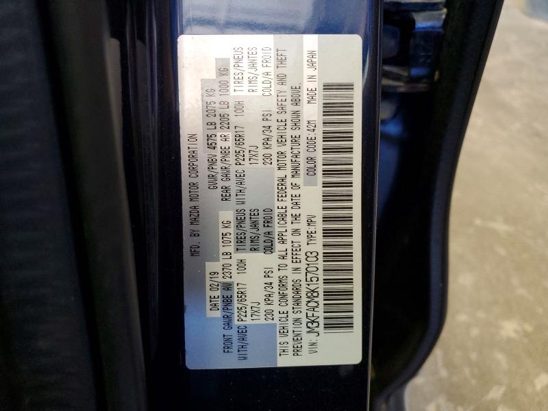Aukcja sprzedaży 2019 Mazda Cx-5, vin: JM3KFACM8K1570103, numer aukcji: 65397676