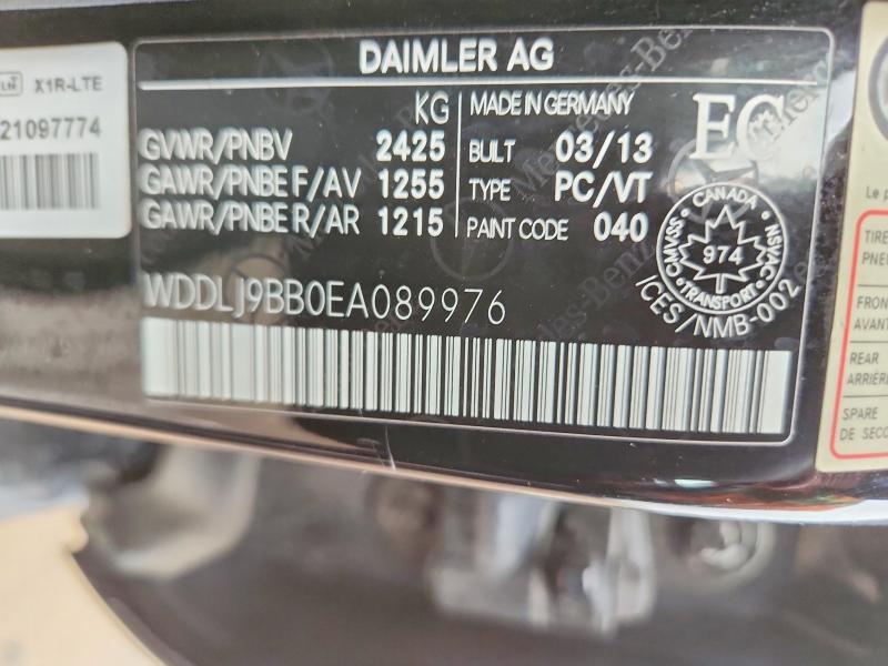 Aukcja sprzedaży 2014 Mercedes-benz Cls, vin: WDDLJ9BB0EA089976, numer aukcji: 65022956