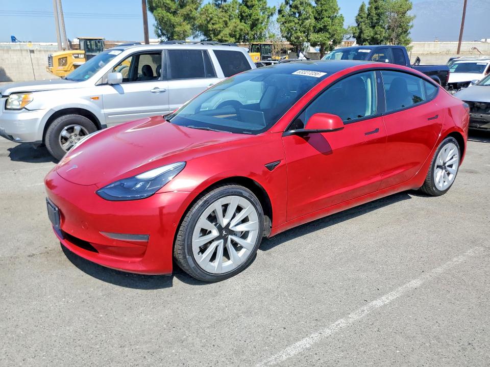 Aukcja sprzedaży 2022 Tesla Model 3, vin: 5YJ3E1EAXNF304189, numer aukcji: 63327056