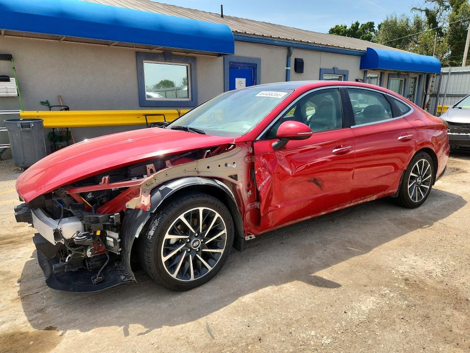 2022 Hyundai Sonata მანქანა იყიდება აუქციონზე, vin: KMHL34J24NA186621, აუქციონის ნომერი: 64486266