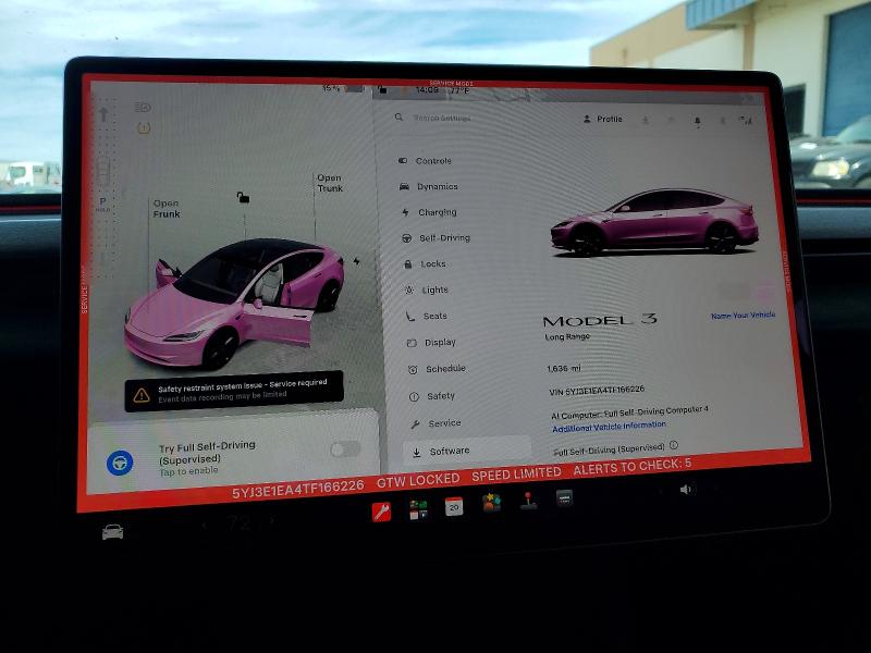 Aukcja sprzedaży 2026 Tesla Model 3, vin: 5YJ3E1EA4TF166226, numer aukcji: 65569316