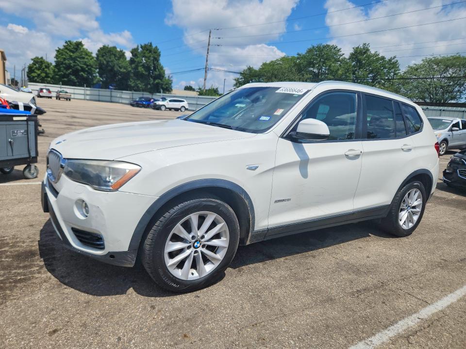 63686646 :رقم المزاد ، 5UXWZ7C50F0F75855 vin ، 2015 Bmw X3 مزاد بيع