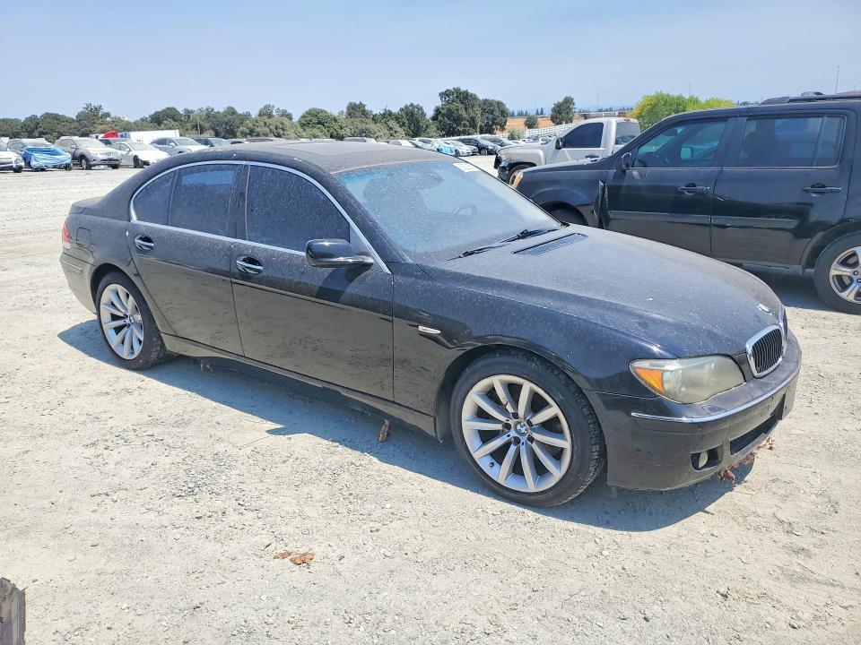 2007 Bmw 750 მანქანა იყიდება აუქციონზე, vin: WBAHL83547DT10653, აუქციონის ნომერი: 63920626