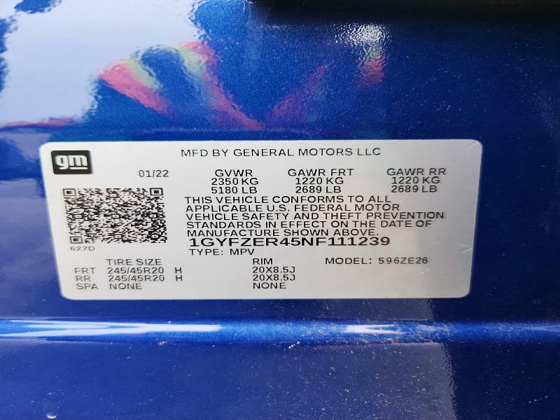 Продажа на аукционе авто 2022 Cadillac Xt4, vin: 1GYFZER45NF111239, номер лота: 66964296