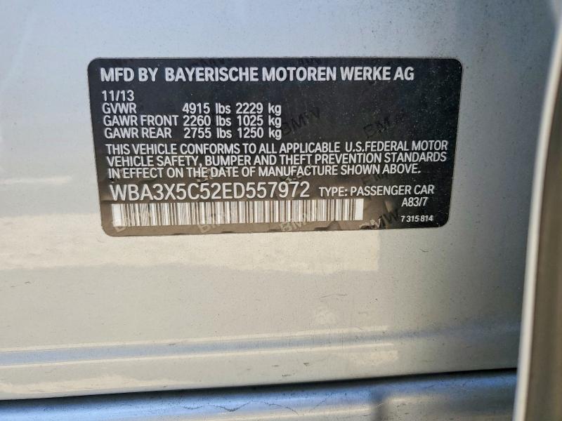 Aukcja sprzedaży 2014 Bmw 328, vin: WBA3X5C52ED557972, numer aukcji: 66167096