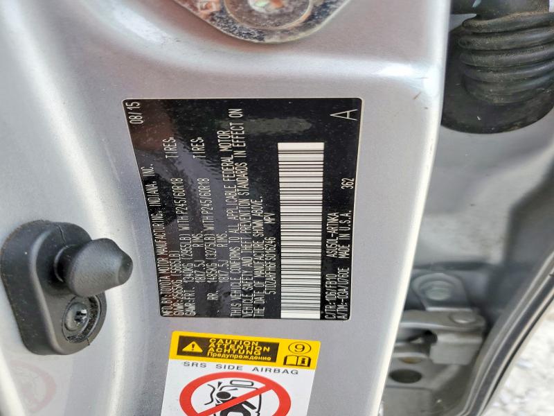 2015 Toyota Highlander მანქანა იყიდება აუქციონზე, vin: 5TDZARFH6FS016246, აუქციონის ნომერი: 65852096