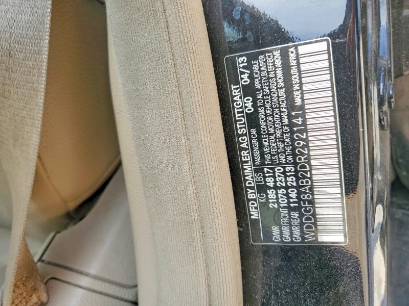Продажа на аукционе авто 2013 Mercedes-benz C, vin: WDDGF8AB2DR292141, номер лота: 64363726