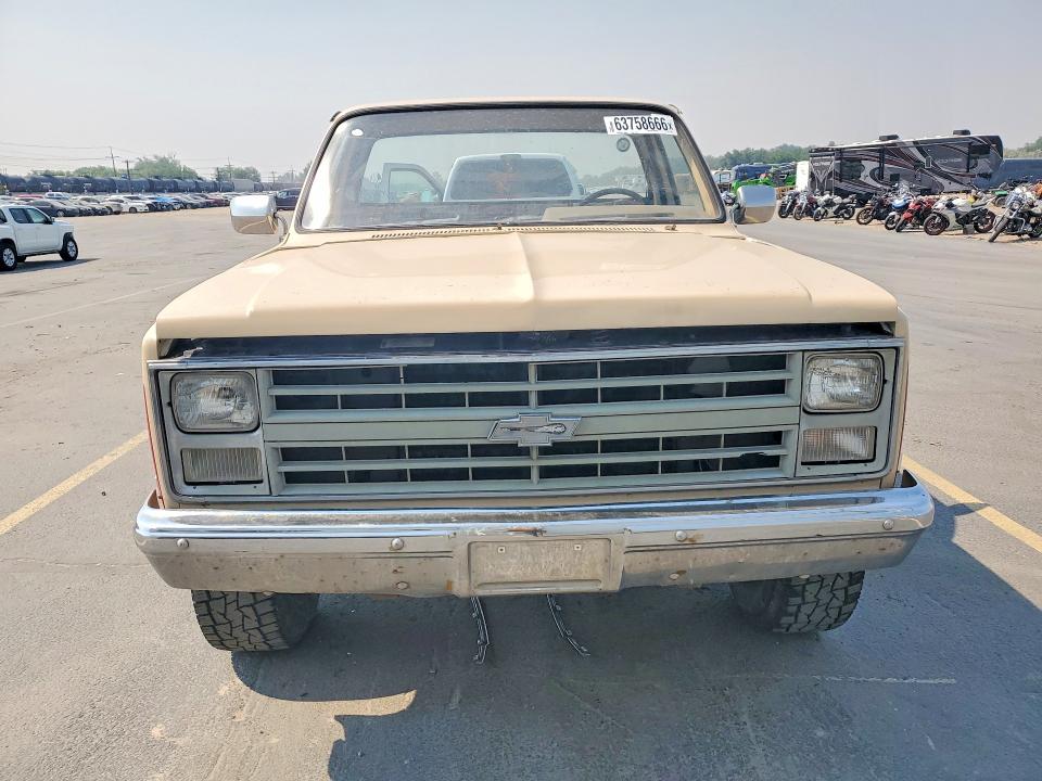 1985 Chevrolet K20 მანქანა იყიდება აუქციონზე, vin: 1GCGK24M7FJ163524, აუქციონის ნომერი: 63758666