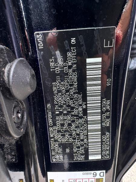 66948496 :رقم المزاد ، JTJBM7FX8E5067754 vin ، 2014 Lexus Gx مزاد بيع