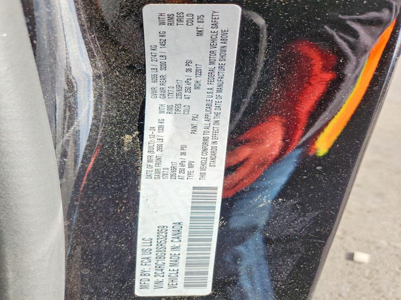 65093726 :رقم المزاد ، 2C4RC1BG8SR532359 vin ، 2025 Chrysler Pacifica مزاد بيع