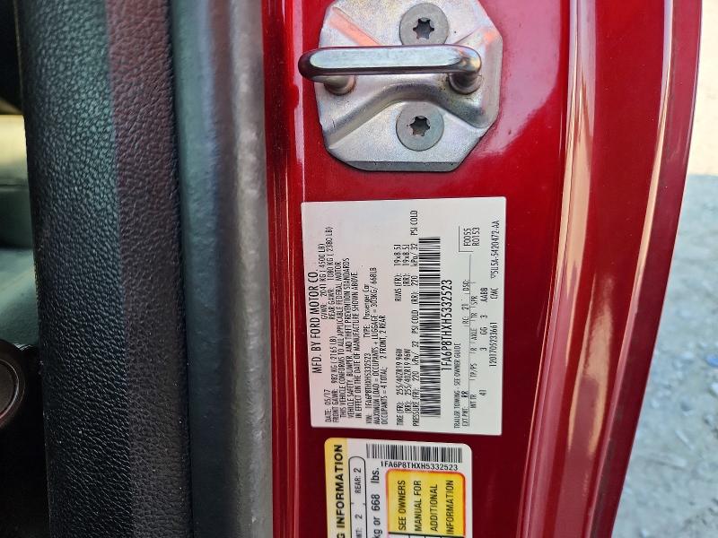 Продажа на аукционе авто 2017 Ford Mustang, vin: 1FA6P8THXH5332523, номер лота: 65115736