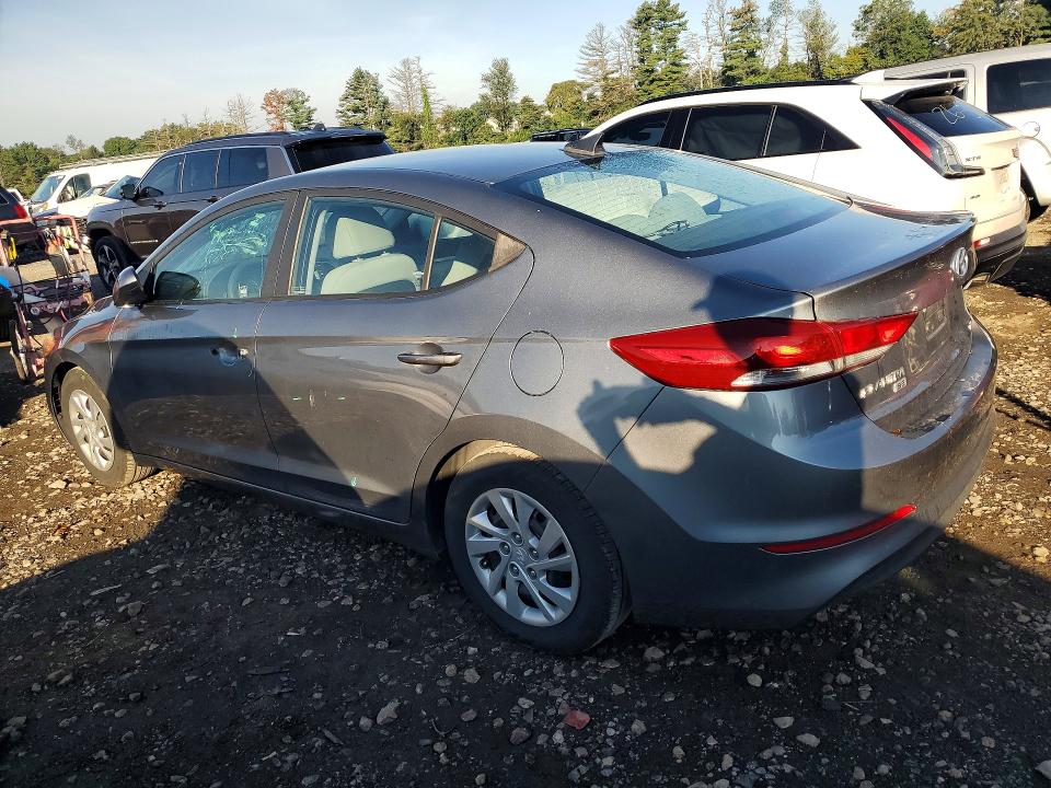 2017 Hyundai Elantra მანქანა იყიდება აუქციონზე, vin: KMHD74LF8HU127616, აუქციონის ნომერი: 66055496