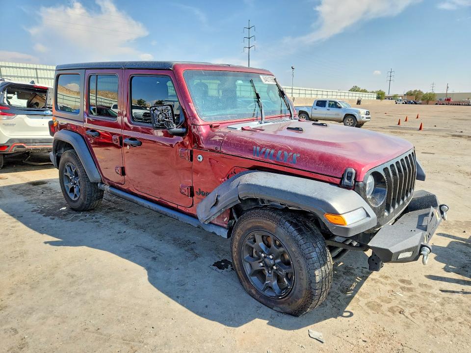 2021 Jeep Wrangler Unlimited მანქანა იყიდება აუქციონზე, vin: 1C4HJXDN8MW557398, აუქციონის ნომერი: 64517686