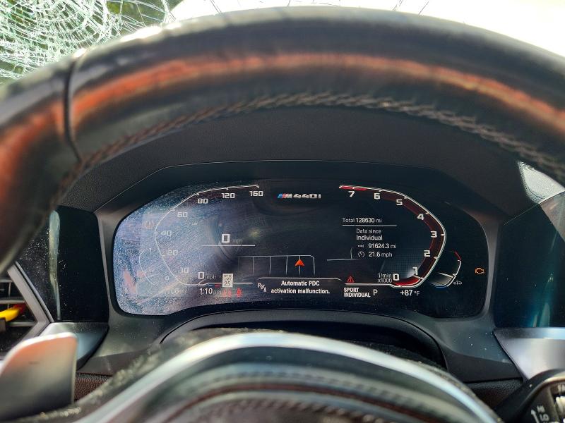 2021 Bmw M440xi მანქანა იყიდება აუქციონზე, vin: WBA13AR02MCF74463, აუქციონის ნომერი: 66766706