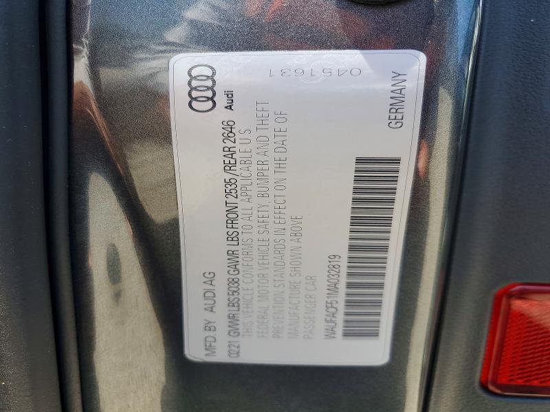 Продажа на аукционе авто 2021 Audi A5, vin: WAUFACF51MA032819, номер лота: 63591096