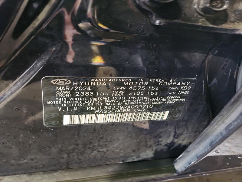 Продаж на аукціоні авто 2024 Hyundai Sonata Hybrid, vin: KMHL34JJ9RA090710, номер лоту: 65029946