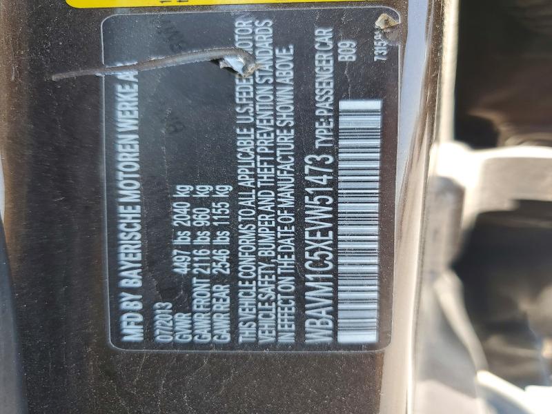 Aukcja sprzedaży 2014 Bmw X1, vin: WBAVM1C5XEVW51473, numer aukcji: 62267446