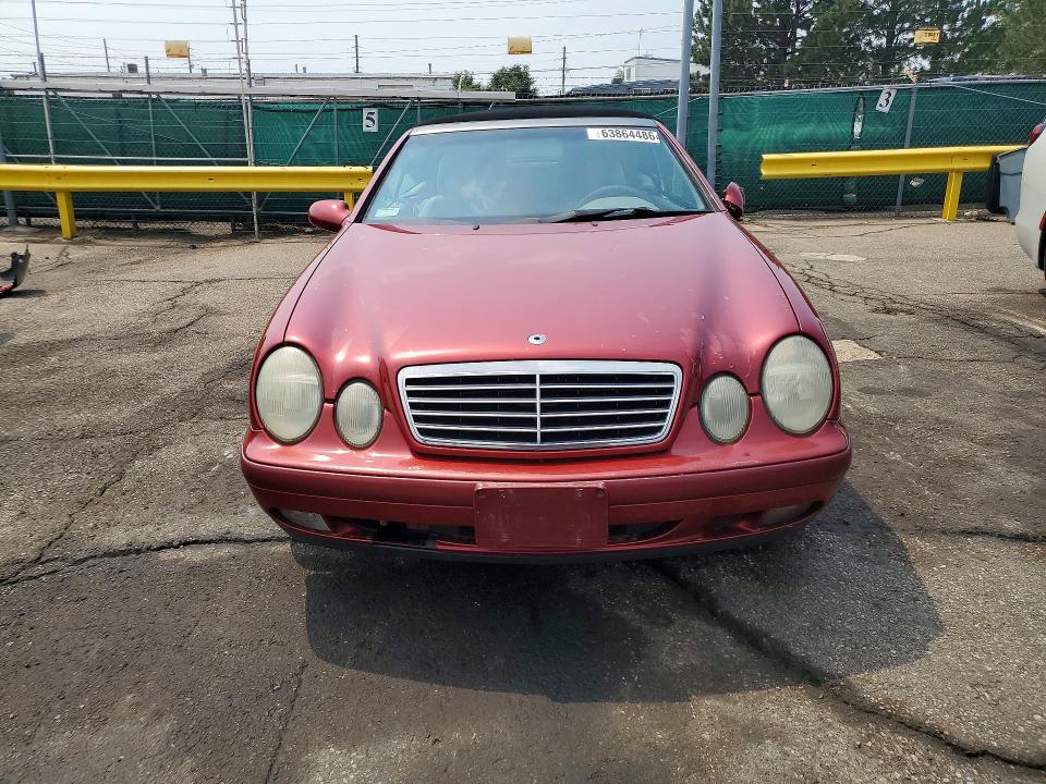 1999 Mercedes-benz Clk მანქანა იყიდება აუქციონზე, vin: WDBLK65G0XT003133, აუქციონის ნომერი: 63864486