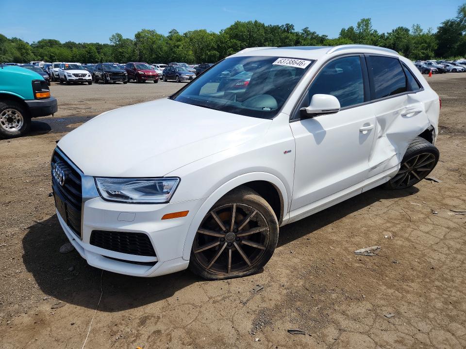 63738646 :رقم المزاد ، WA1ECCFS0JR020585 vin ، 2018 Audi Q3 مزاد بيع