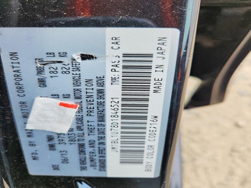 Продажа на аукционе авто 2013 Mazda 3, vin: JM1BL1U78D1846521, номер лота: 64377576