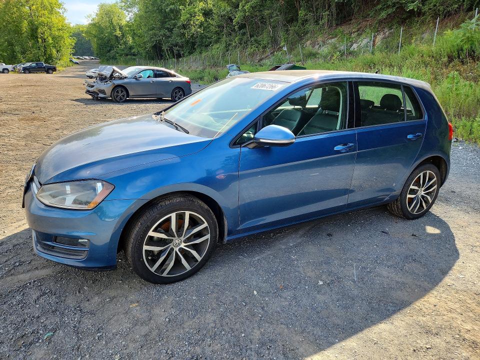 2017 Volkswagen Golf მანქანა იყიდება აუქციონზე, vin: 3VW217AU5HM037924, აუქციონის ნომერი: 62067266
