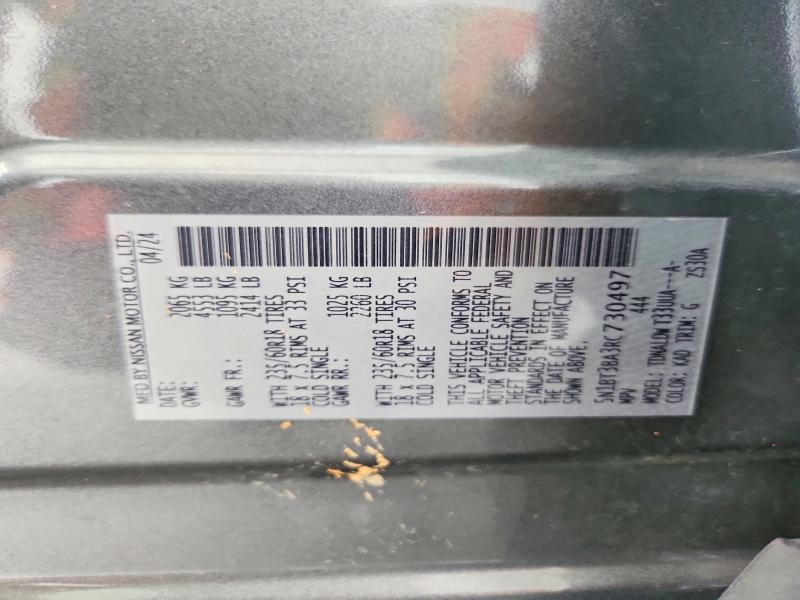 Продаж на аукціоні авто 2024 Nissan Rogue, vin: 5N1BT3BA3RC730497, номер лоту: 64913706