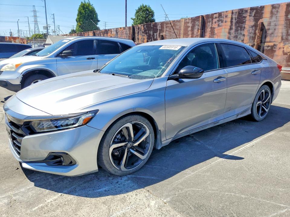 2021 Honda Accord მანქანა იყიდება აუქციონზე, vin: 1HGCV1F3XMA072329, აუქციონის ნომერი: 65505916