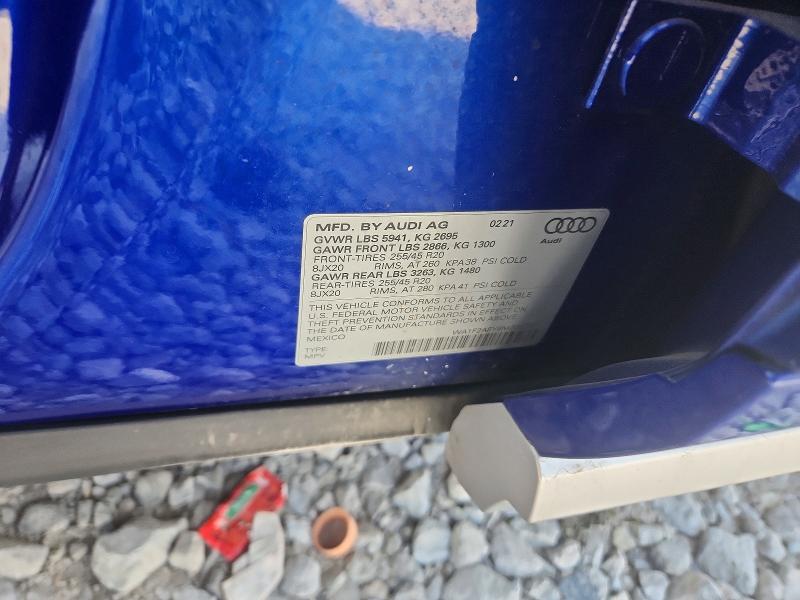 Продажа на аукционе авто 2021 Audi Q5 E, vin: WA1F2AFY8M2062001, номер лота: 63529356