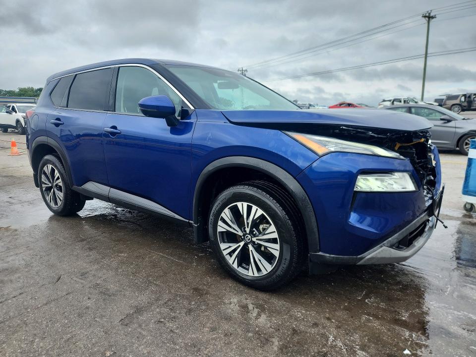 2021 Nissan Rogue მანქანა იყიდება აუქციონზე, vin: JN8AT3BB1MW217124, აუქციონის ნომერი: 63035906