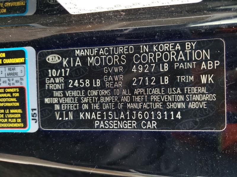 Продаж на аукціоні авто 2018 Kia Stinger, vin: KNAE15LA1J6013114, номер лоту: 66060156