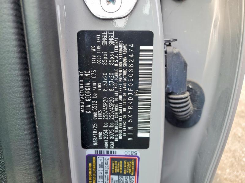 Продажа на аукционе авто 2025 Kia Sorento, vin: 5XYRKDJF0SG382474, номер лота: 64021316