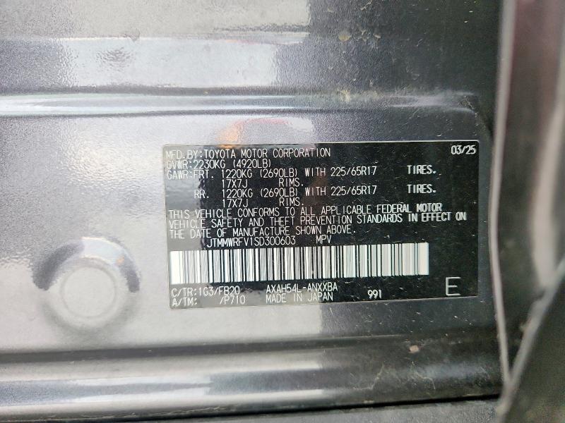 Aukcja sprzedaży 2025 Toyota Rav4, vin: JTMMWRFV1SD300603, numer aukcji: 67311426