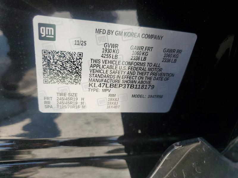2026 Buick Envista მანქანა იყიდება აუქციონზე, vin: KL47LBEP3TB118179, აუქციონის ნომერი: 63307006